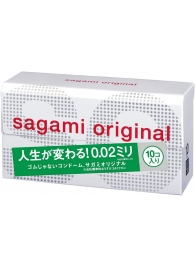 Ультратонкие презервативы Sagami Original 0.02 - 10 шт. - Sagami - купить с доставкой в Нефтекамске