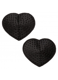 Черные пэстисы в форме сердечек Heart Pasties - California Exotic Novelties - купить с доставкой в Нефтекамске