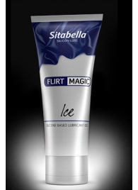 Силиконовая гель-смазка FLIRT MAGIC Ice с лёгким пролонгирующим эффектом - 75 мл. - Sitabella - купить с доставкой в Нефтекамске