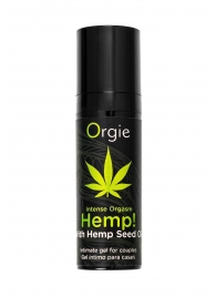 Возбуждающий интимный гель для пар ORGIE Hemp Intense Orgasm - 15 мл. - ORGIE - купить с доставкой в Нефтекамске