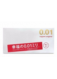 Ультратонкие презервативы Sagami Original 0.01 - 20 шт. - Sagami - купить с доставкой в Нефтекамске