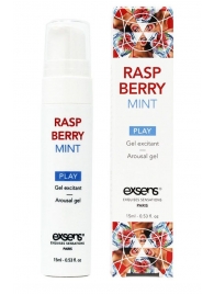 Возбуждающий гель Raspberry Mint с ароматом малины и мяты - 15 мл. - Exsens - купить с доставкой в Нефтекамске