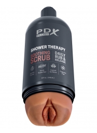 Мастурбатор-вагина цвета карамели Shower Therapy Soothing Scrub - Pipedream - в Нефтекамске купить с доставкой