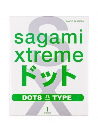 Презерватив Sagami Xtreme Type-E с точками - 1 шт. - Sagami - купить с доставкой в Нефтекамске