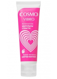 Возбуждающий гель на водно-силиконовой основе Cosmo Vibro с ароматом земляники - 50 гр. - Биоритм - купить с доставкой в Нефтекамске