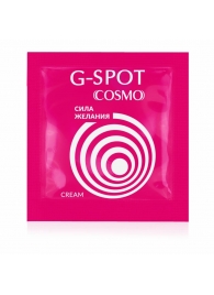 Стимулирующий интимный крем для женщин Cosmo G-spot - 2 гр. - Биоритм - купить с доставкой в Нефтекамске