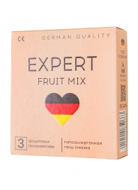 Ароматизированные презервативы EXPERT Fruit Mix - 3 шт. - Expert - купить с доставкой в Нефтекамске