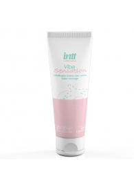 Лубрикант на водной основе Vibe Sensation с клубничным вкусом и легким вибрирующим эффектом - 50 гр. - INTT - купить с доставкой в Нефтекамске
