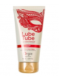 Интимный гель на водной основе Lube Tube Hot с разогревающим эффектом - 150 мл. - ORGIE - купить с доставкой в Нефтекамске