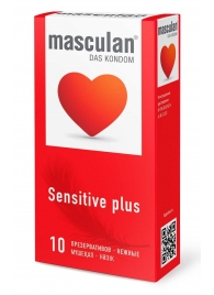 Презервативы Masculan Sensitive plus - 10 шт. - Masculan - купить с доставкой в Нефтекамске