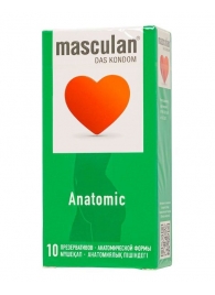 Презервативы анатомической формы Masculan Anatomic - 10 шт. - Masculan - купить с доставкой в Нефтекамске