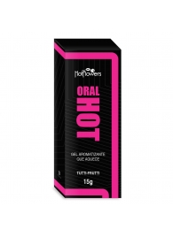 Гель для оральных ласк Oral Hot с согревающим эффектом - 15 гр. - HotFlowers - купить с доставкой в Нефтекамске