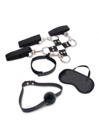 Набор для фиксации из 7 предметов Hogtie   Ball Gag Kit - Lux Fetish - купить с доставкой в Нефтекамске