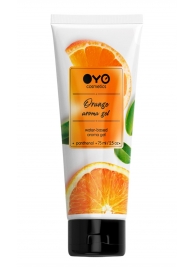 Лубрикант на водной основе OYO Aroma Gel Orange с ароматом апельсина - 75 мл. - OYO - купить с доставкой в Нефтекамске