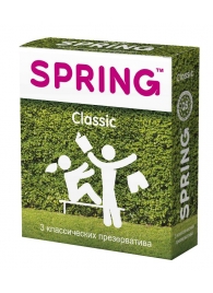 Классические презервативы SPRING CLASSIC - 3 шт. - SPRING - купить с доставкой в Нефтекамске