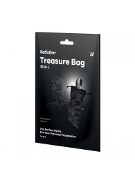 Черный мешочек для хранения игрушек Treasure Bag L - Satisfyer - купить с доставкой в Нефтекамске