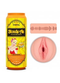 Телесный мастурбатор-вагина Pleasure Brew Masturbator-Blond Ale в банке - Lovetoy - в Нефтекамске купить с доставкой