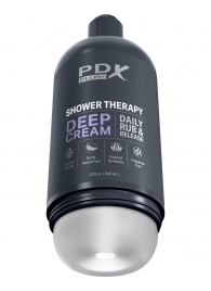 Мастурбатор в бутылке Shower Therapy Deep Cream - Pipedream - в Нефтекамске купить с доставкой