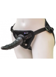 Комплект из трусиков Harness и двух насадок - 20,5 и 18 см. - LOVETOY (А-Полимер) - купить с доставкой в Нефтекамске