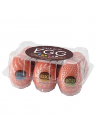 Набор из 6 мастурбаторов-яиц Tenga Egg Variety Pack V - Tenga - в Нефтекамске купить с доставкой
