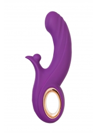 Фиолетовый вибратор Julli с функций Up Down - 20,5 см. - JOS купить в Нефтекамске с доставкой в Orgasmix.ru Фиолетовый вибратор Julli с функций Up Down - 20,5 см. - JOS