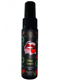 Спрей для горла Deep Throat с десенсибилизирующим эффектом и вкусом клубники - 50 мл. - БиоМед - купить с доставкой в Нефтекамске