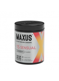 Анатомические презервативы MAXUS Sensual - 15 шт. - Maxus - купить с доставкой в Нефтекамске