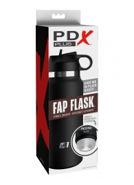 Черный мастурбатор в виде бутылки Fap Flask - Pipedream - в Нефтекамске купить с доставкой