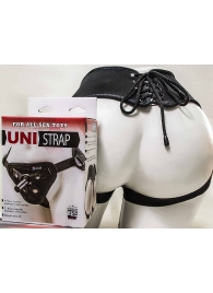 Универсальные трусики Harness UNI strap с корсетом - LOVETOY (А-Полимер) - купить с доставкой в Нефтекамске