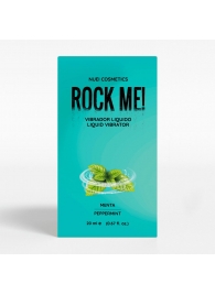 Жидкий вибратор Nuei Rock Me! с ароматом мяты - 20 мл. - Nuei cosmetics - купить с доставкой в Нефтекамске