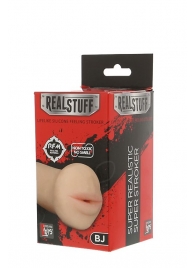 Нежный мастурбатор-ротик REALSTUFF 5INCH MASTURBATOR BJ - Dream Toys - в Нефтекамске купить с доставкой