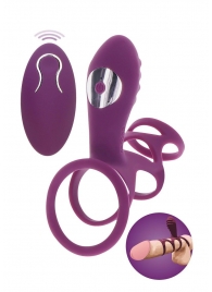 Фиолетовая эрекционная вибронасадка Halo Halo C-Ring Sleeve - Toy Joy - в Нефтекамске купить с доставкой