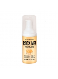 Жидкий вибратор Nuei Rock Me! с ароматом печенья и сливок - 20 мл. - Nuei cosmetics - купить с доставкой в Нефтекамске