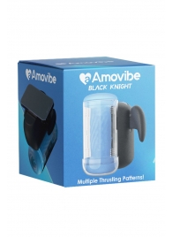 Инновационный робот-мастурбатор Black Knight с функцией пенетрации - Amovibe - в Нефтекамске купить с доставкой