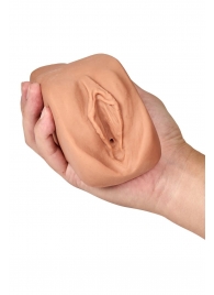 Маструбатор-вагина с вибрацией Soft   Wet Renata Realistic Tan Masturbator - Blush Novelties - в Нефтекамске купить с доставкой