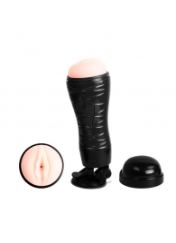 Мастурбатор-вагина Flora с присоской в основании - Baile - в Нефтекамске купить с доставкой