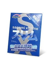 Презерватив Sagami Xtreme FEEL FIT 3D - 1 шт. - Sagami - купить с доставкой в Нефтекамске