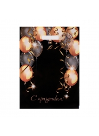 Пакет с вырубной ручкой и принтом в виде шариков (30х40 см) - Сима-Ленд - купить с доставкой в Нефтекамске