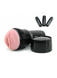 Мастурбатор-вагина Fleshlight - Vibro Pink Lady Touch с вибрацией - Fleshlight - в Нефтекамске купить с доставкой