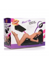 Черная подушка для секса Mount Me Inflatable Sex Position Pillow - XR Brands - купить с доставкой в Нефтекамске