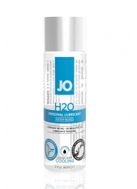 Охлаждающий лубрикант на водной основе JO Personal Lubricant H2O COOLING - 60 мл. - System JO - купить с доставкой в Нефтекамске