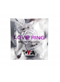 Прозрачное виброкольцо с двумя вибропульками - Toyfa Basic - в Нефтекамске купить с доставкой