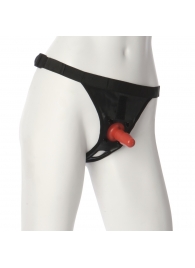 Трусики со штырьком для фиксации насадок Ultra Harness with Plug - Doc Johnson - купить с доставкой в Нефтекамске