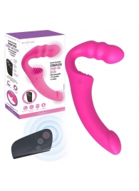 Розовый безремневой страпон Straples Strap-On Dildo - Erokay - купить с доставкой в Нефтекамске