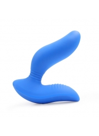Синий вибромассажер простаты 3,5’’ Curve P-spot Massager - 12 см. - Erokay - в Нефтекамске купить с доставкой