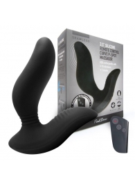 Черный вибромассажер простаты 3,5’’ Remote Control Curve P-spot Massager - 12 см. - Erokay - в Нефтекамске купить с доставкой