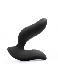 Черный вибромассажер простаты 3,5’’ Curve P-spot Massager - 12 см. - Erokay - в Нефтекамске купить с доставкой