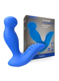 Синий вибромассажер простаты 3,5’’ P-spot Massager - 12,5 см. - Erokay - в Нефтекамске купить с доставкой