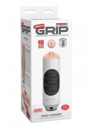 Мастурбатор-вагина Extreme Toyz Mega Grip Vibrating Stroker Mouth - Pipedream - в Нефтекамске купить с доставкой