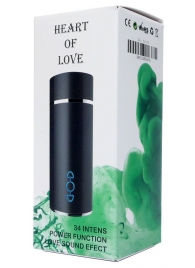 Мастурбатор-вагина с вибрацией Heart Of Love в колбе в форме сердца - Boys of Toys - в Нефтекамске купить с доставкой